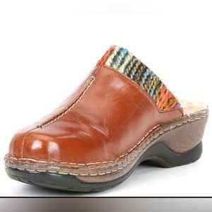 JOSEF SEIBEL Catalonia 59 Leather Mules / Clogs NWOT/BOX